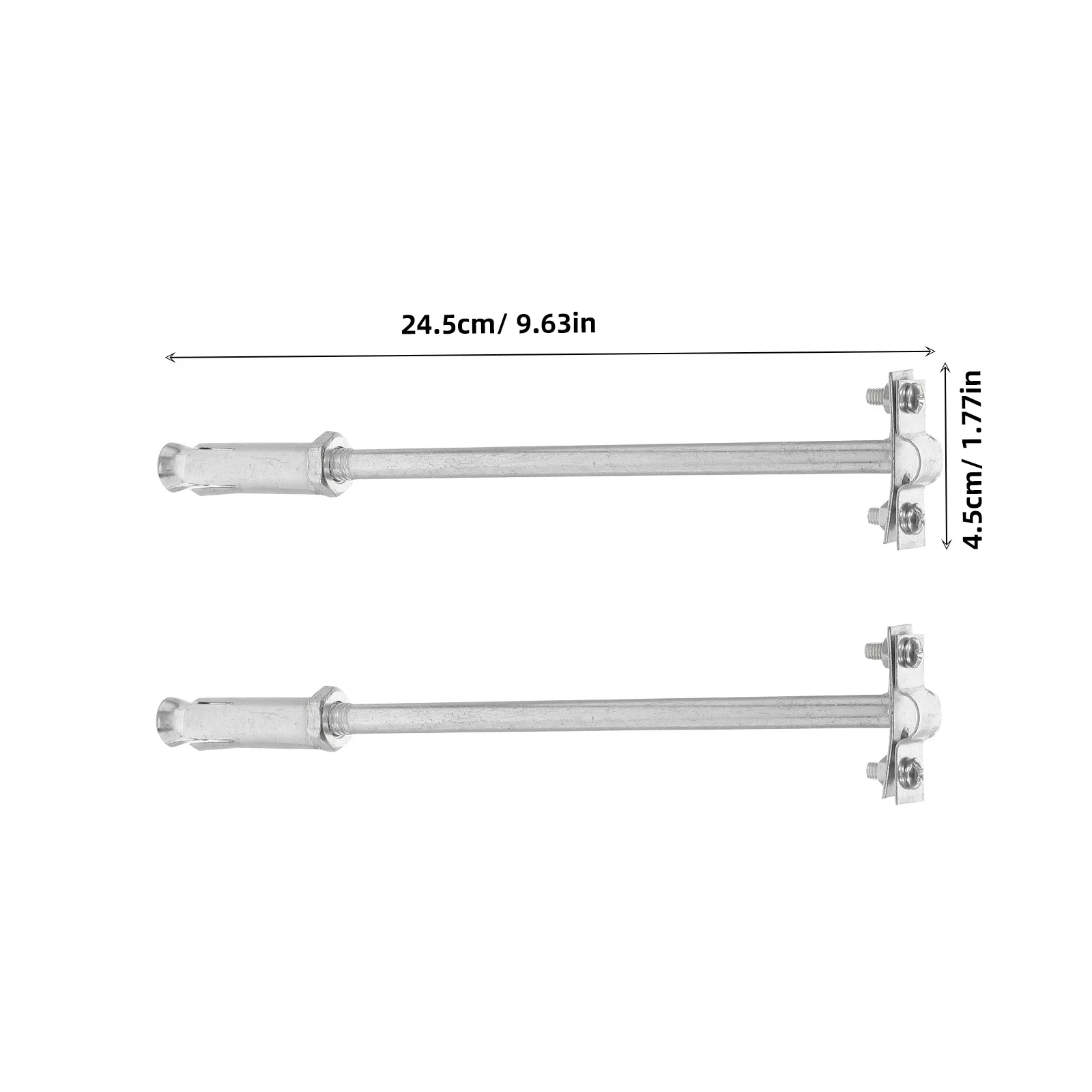 4Pcs Support Bracket Heavy Duty Expandable Adjustable Mount Clips Outdoor Wall Mounts Secure Stable