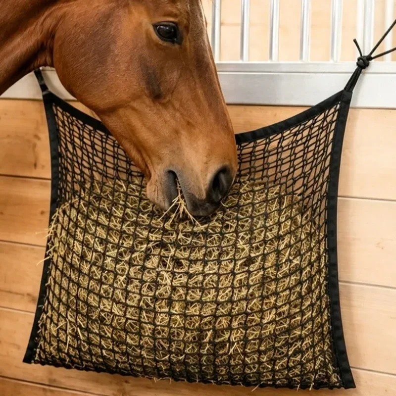 Equestrian Hay Bag Resistant To Tearing and Wear Hanging Style Large-capacity Hay Net for Stables Horse Care Product