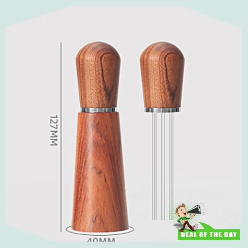 

24-Hour Delivery Coffee Stirrer Espresso Coffee Stirrer Distributor Needle Stainless Steel Receive Powder Ring Set Coffee Tool E