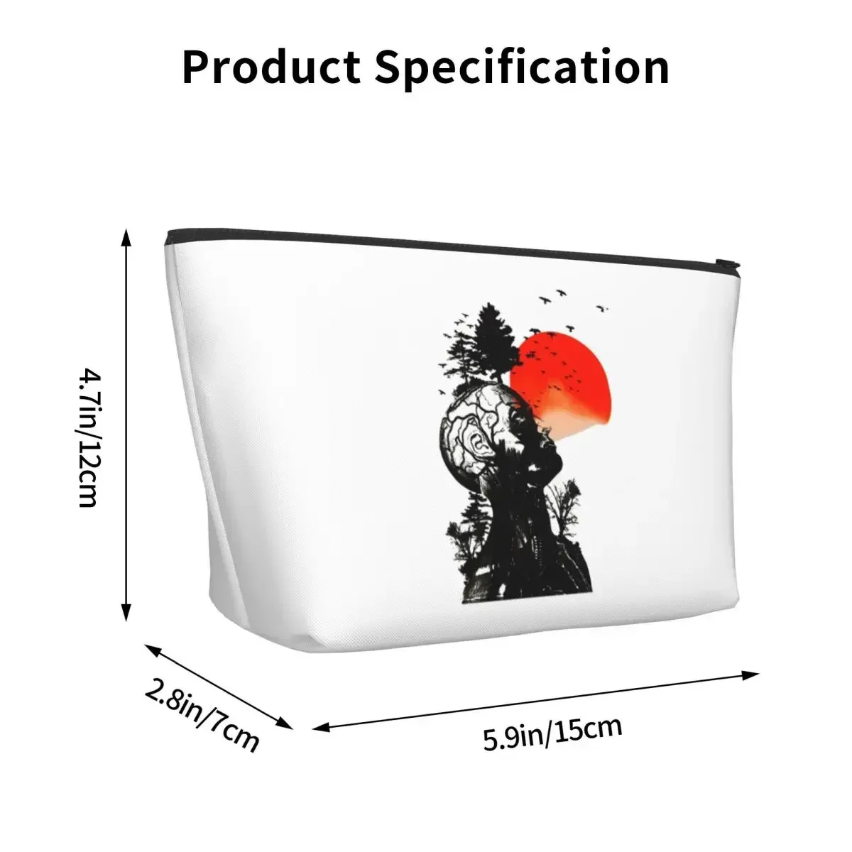 Hangovers Alans Human Tree For Men Women Travel Cosmetic Bag Lipstick Bag Cosmetic Case Portable Organizer For Women Ladies Gift