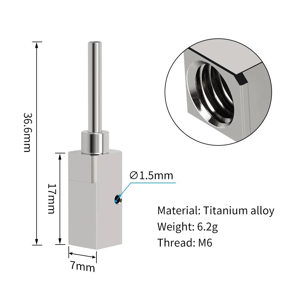 550℃ Plated Copper Heater Block Hardened Steel Nozzles Brass silicone Sock For Bambu Lab X1 Carbon / X1C / P1P 3D Printer