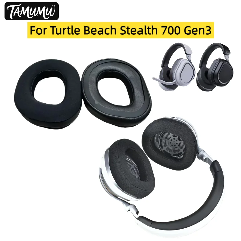 

Replacement Ice Gel Ear Pads Cushion For Turtle Beach Stealth 700 Gen3 Headphone Earpads Soft Leather Foam Sponge Earmuffs