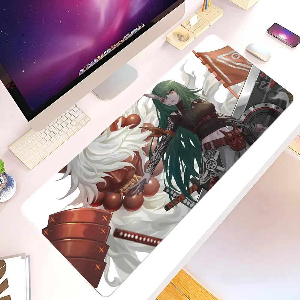 Arknights Mouse Pad para Gamer Desk, Game Pad, Acessórios Tapete, Almofada De Mesa, Rosto