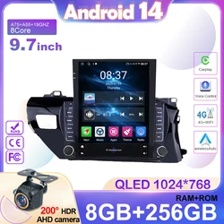 Car Radio For Toyota Toyota Hilux 2014 2015 2016 - 2020 Wireless CarPlay Android Auto 4G DSP Car Multimedia GPS DVR autorad