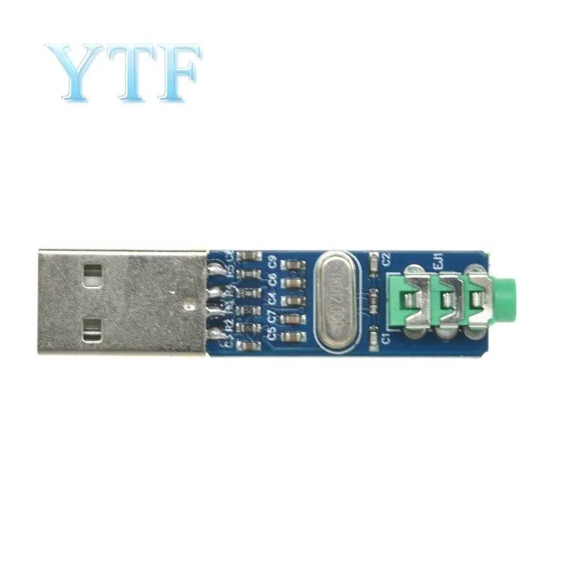 

PCM2704 16 Bits Mini USB DAC Decoder USB Sound Card Analog Board Module Sampling Rate 16BITS / 32-48KHZ For Raspberry Pi