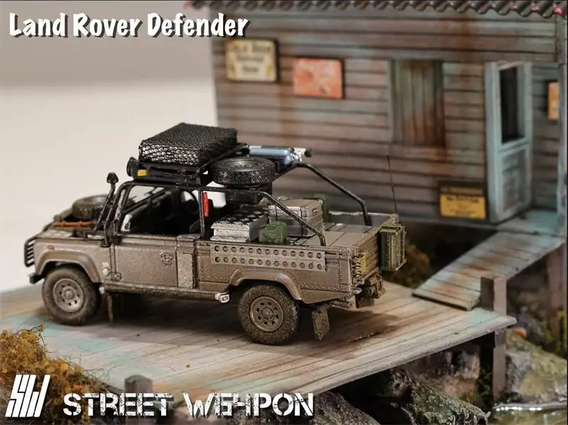 **Pre-Order** SW 1:64 Land Rover Defender Tomb Raider limited500 Diecast Model Car