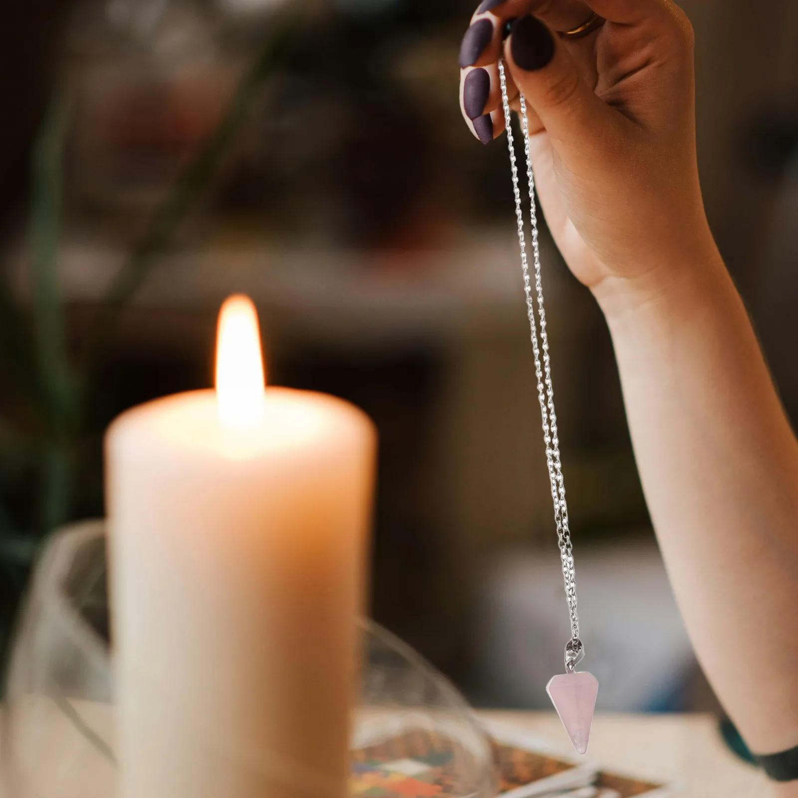 

1Set Array Wooden Pendulum Board Carving Divination Plate Decorative Meditation Divination Accessory and Home