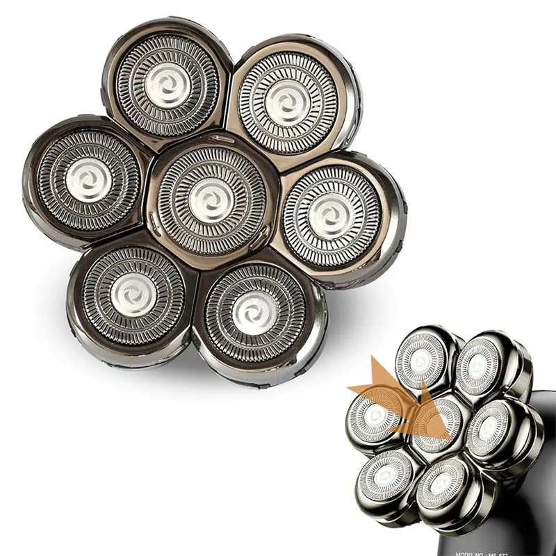 LITE-Shair Clipper Replacement Blades-7D Rotating Blades For Bald Men-Floating Design Head