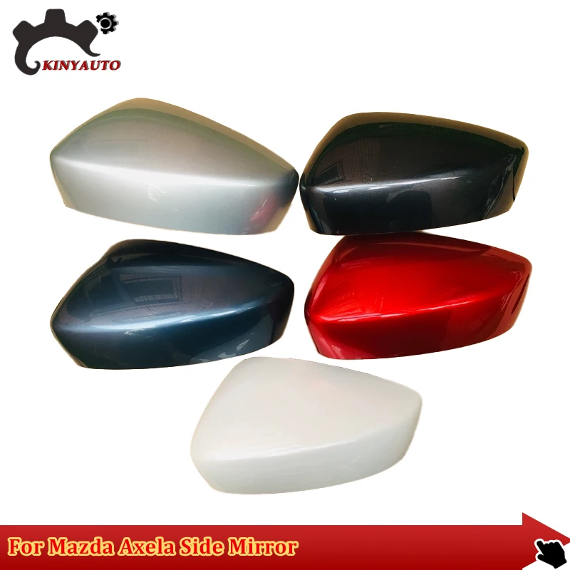 For Mazda 3 Axela 17-19 Side External Rearview Mirror Lens Glass Turn Signal Light Lamp Lid Shell Frame Cover Holder