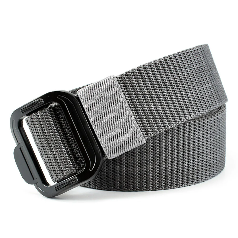 Perforated Canvas Belt, Men's Needle Buckle Belt, Student Youth Korean Version, Versatile Jeans Belt, Military Training, Extende