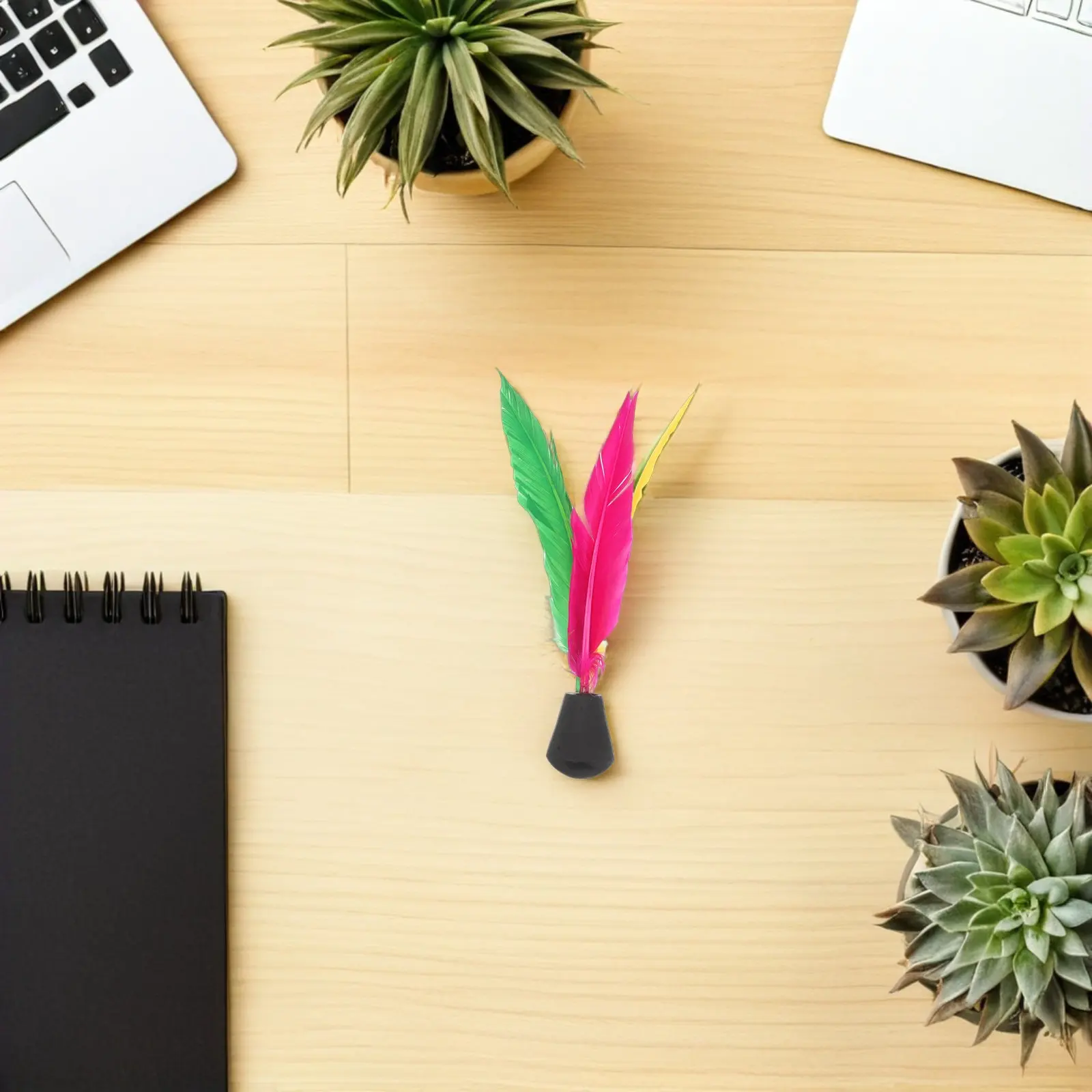 

Набор из 10 воланов для бадминтона с резиновой головкой, высоким отскоком, разноцветными перьями, для игр на улице и в помещении, для семейных игр