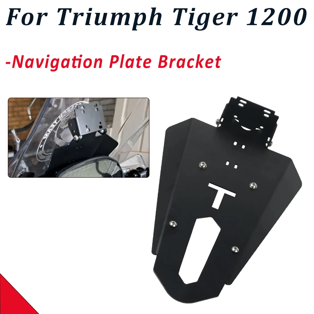 

Для Triumph Tiger 1200 Tiger 1200 2018 2019 2020 мотоциклетная подставка для мобильного телефона, держатель, GPS-навигационная пластина, кронштейн, аксессуары