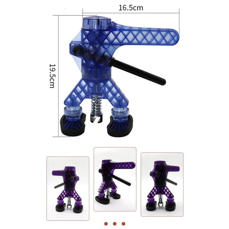 

Инструменты для ремонта вмятин без покраски кузова автомобиля, съемник клея 360° ° Съемник вмятин с регулируемой ручкой вращения