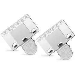 2pcs Measuring Tape Clip Tool Matey Measure Clip Corners Clamp Holder Fixed Ruler Mark Tools Precision Measuring Tools