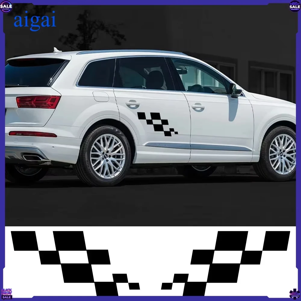 Car Door Sticker Racing Stripes Exterior Vinyl Decals Accessories For Audi Q7 4M 4L Quattro S Line TFSI 2020 2007 2016 2017 2018