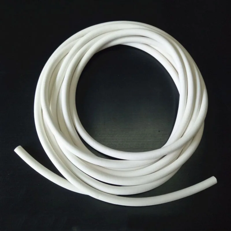 Silicone Rubber Sponge Strip Round Foamed Seal Strip 1M/3M/5M  Diameter 1-20mm