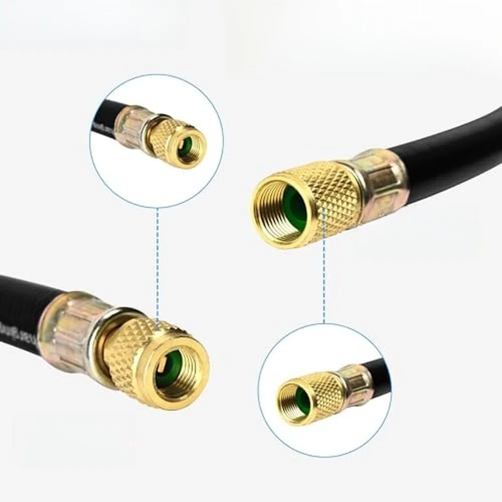 Charging Vacuum Hose 3/8 Inch To 1/4 Inch Fittings 5/6 Ft Length For Refrigeration And Air Conditioning Equipment