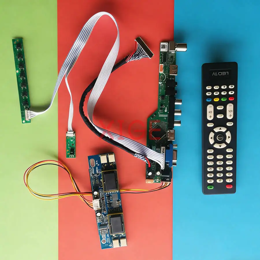 For HT190WG1 HSD190MGW1 M190MWW1 M190MWW3 Matrix Controller Drive Board Kit 1440*900 LVDS 30-Pin 1440x900 HDMI+VGA+AV+USB 4-CCFL