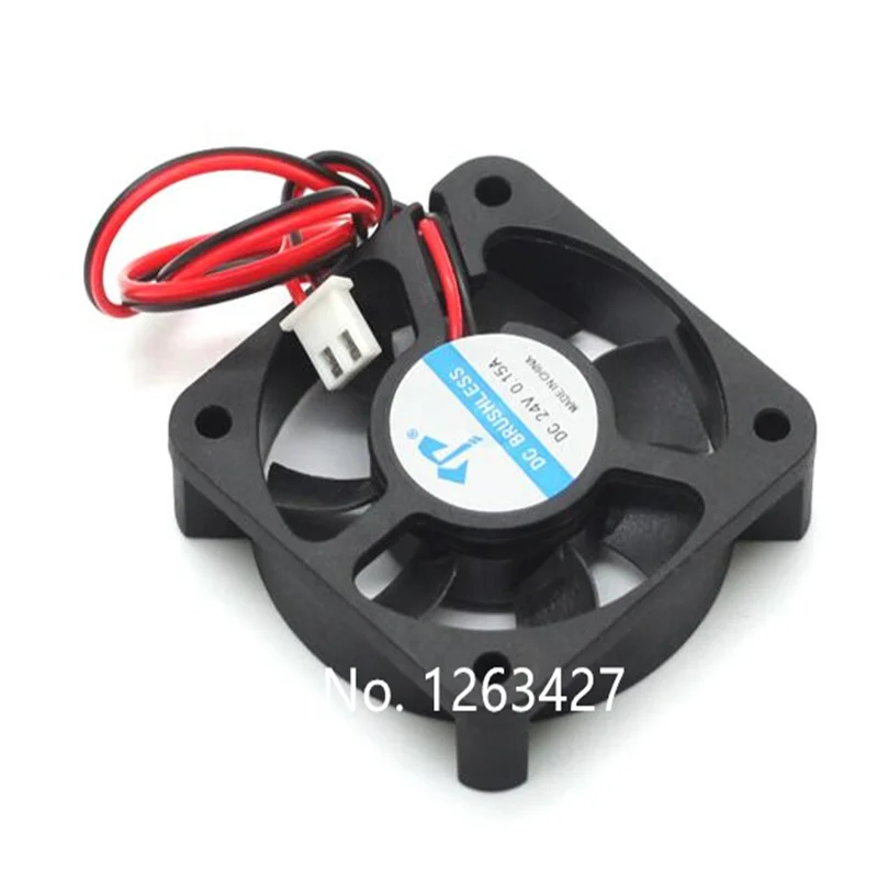 

Brushless DC24V 0.15A 5010 5cm two-wire cooling fan