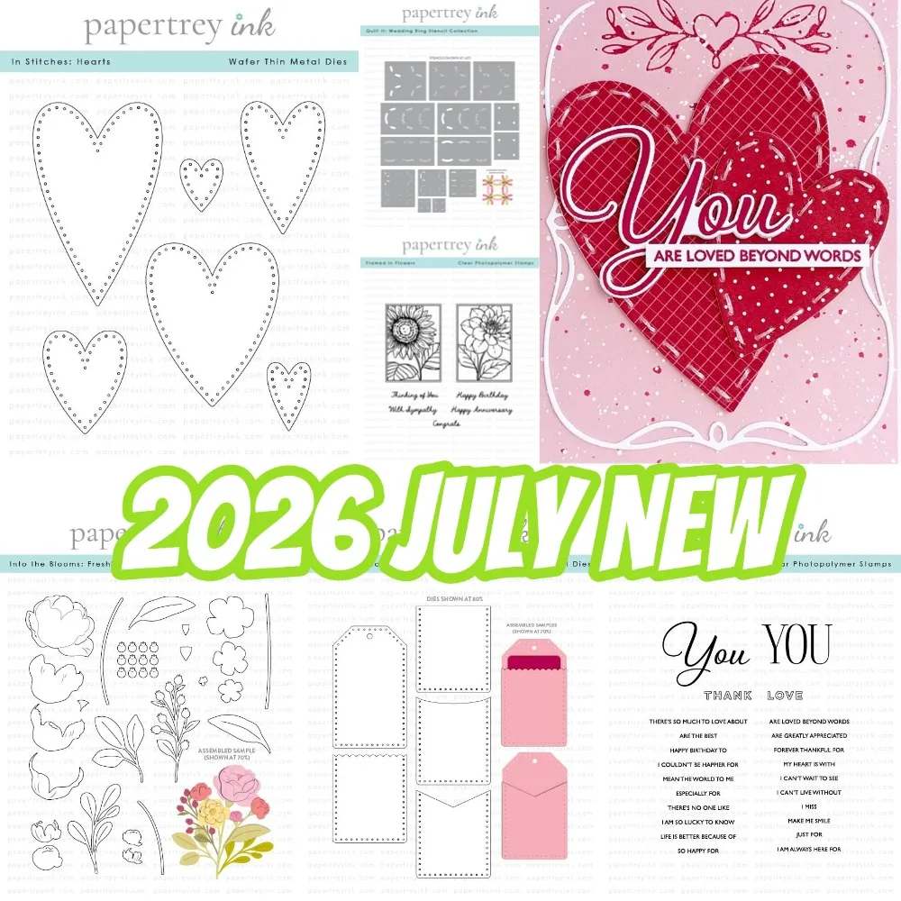 2026 New Meadow View Stamps Metal Cutting Dies For DIY Scrapbooking Crafts Maker Photo Album Template Handmade Decoration
