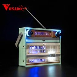 Vonado 5V LED light 10334 set suitable for Retro Radio building block gift (only including lighting accessories)