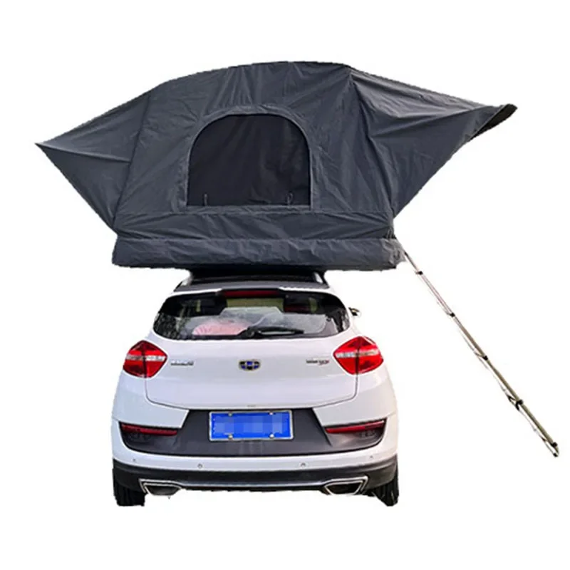 Portable off-ground camping tent, outdoor sunscreen and rain protection camping tent, quick-drive car roof inflatable tent