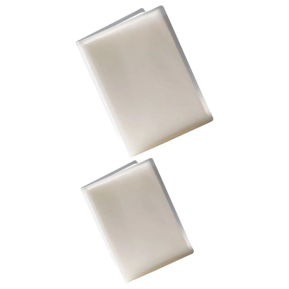 

2pcs Transparent Photo Album For High Capacity Storage Book Scrapbook Wedding Guest Organizer Pictures Holder
