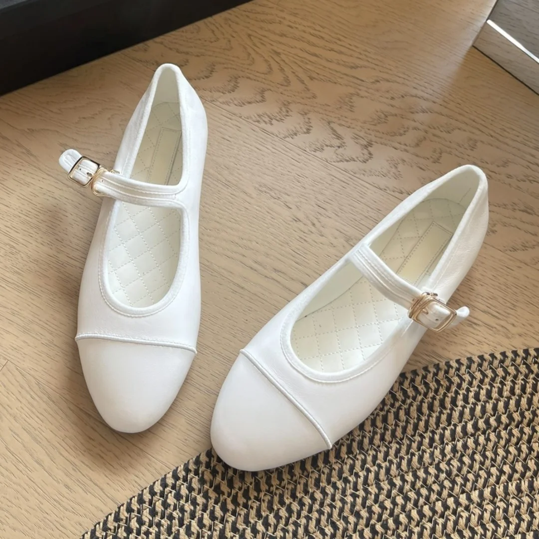 Luxury Brand Women's Casual Shoes Slip-Ons Low-heel Shoes Simple Versatile Casual Mixed-Material Design Corduroy Twill Premium