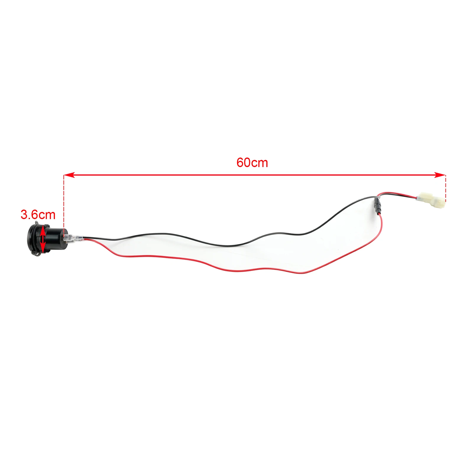 12V Socket Charger USB+C Type Quick Fits for Kawasaki Versys 650 2022-2024