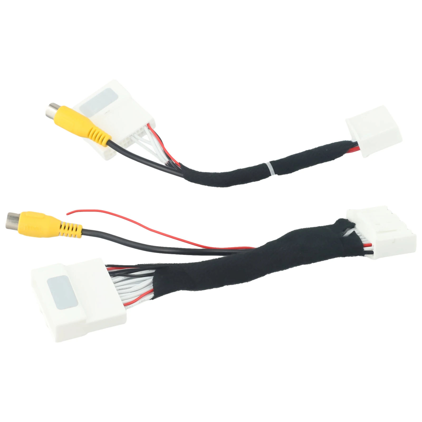 Connect Front & Rear Cameras with 28 Pin Front Adapter and 24 Pin Rear Adapter For For Toyota Prius OEM Install