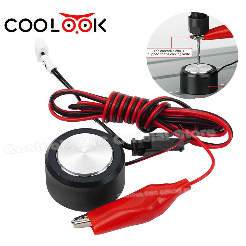 Z-Axis Tool Knife Setting Device CNC Zero Check Touch Plate Setting Knife Block Probe Sensor CNC Engraving Machine CNC Tools