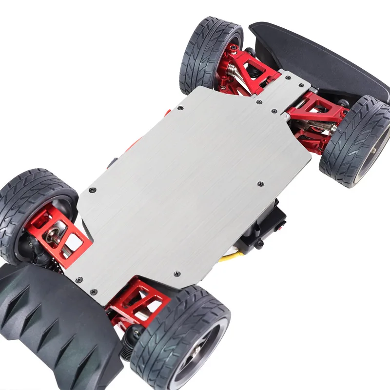 MJX 14301 14302 14303 Stainless Steel Skid Plate Chassis Guard Armor Upgrade No Drilling Required