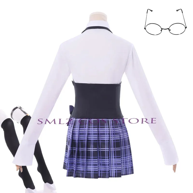 Игра Naraka: Bladepoint Tarka Ji, карнавальный костюм, школьная форма, юбка, топ, парик, костюм для вечеринки на Хэллоуин, аниме-наряд для женщин и девочек