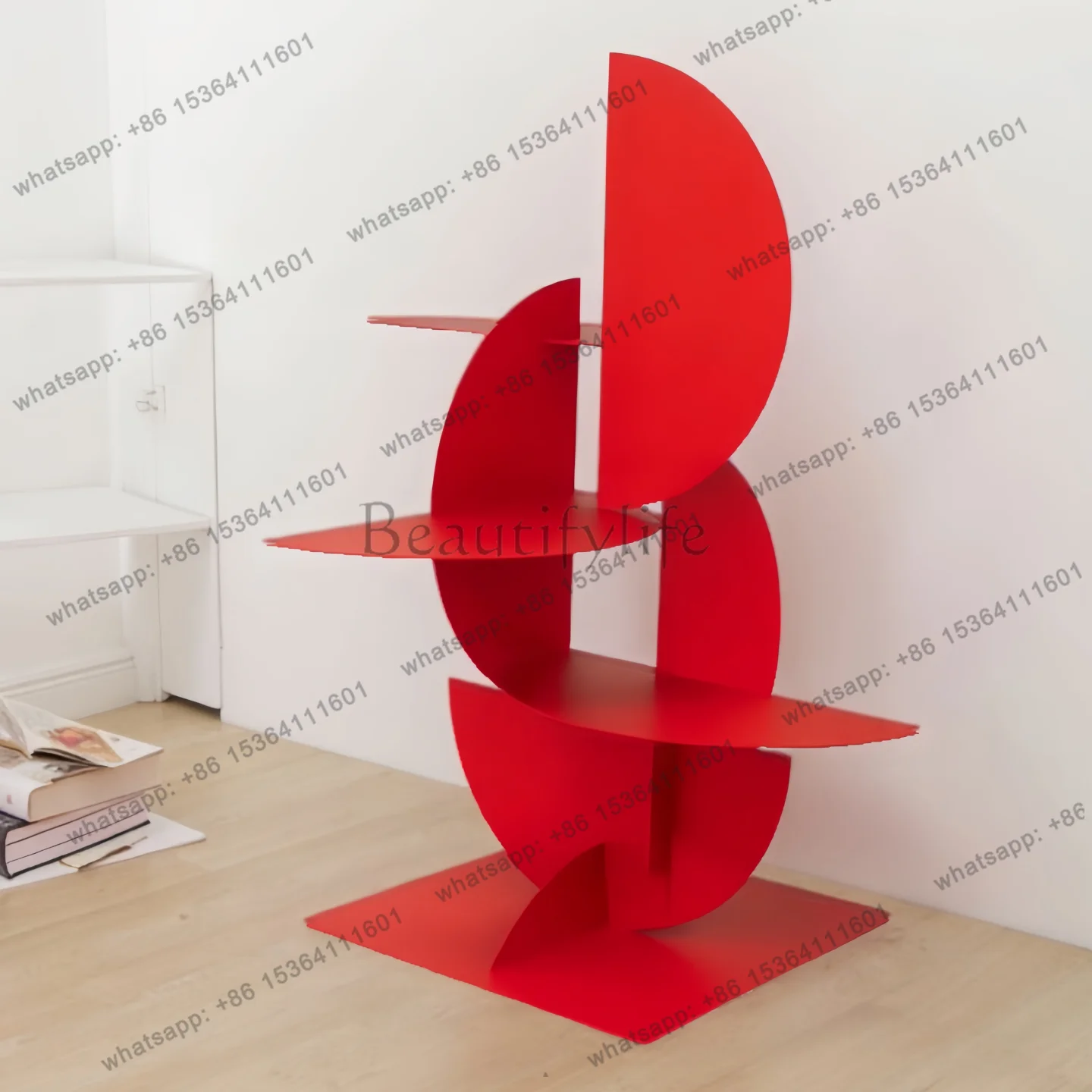 Nordic baking paint creative master special-shaped locker decoration newspaper shelf art utensils customization