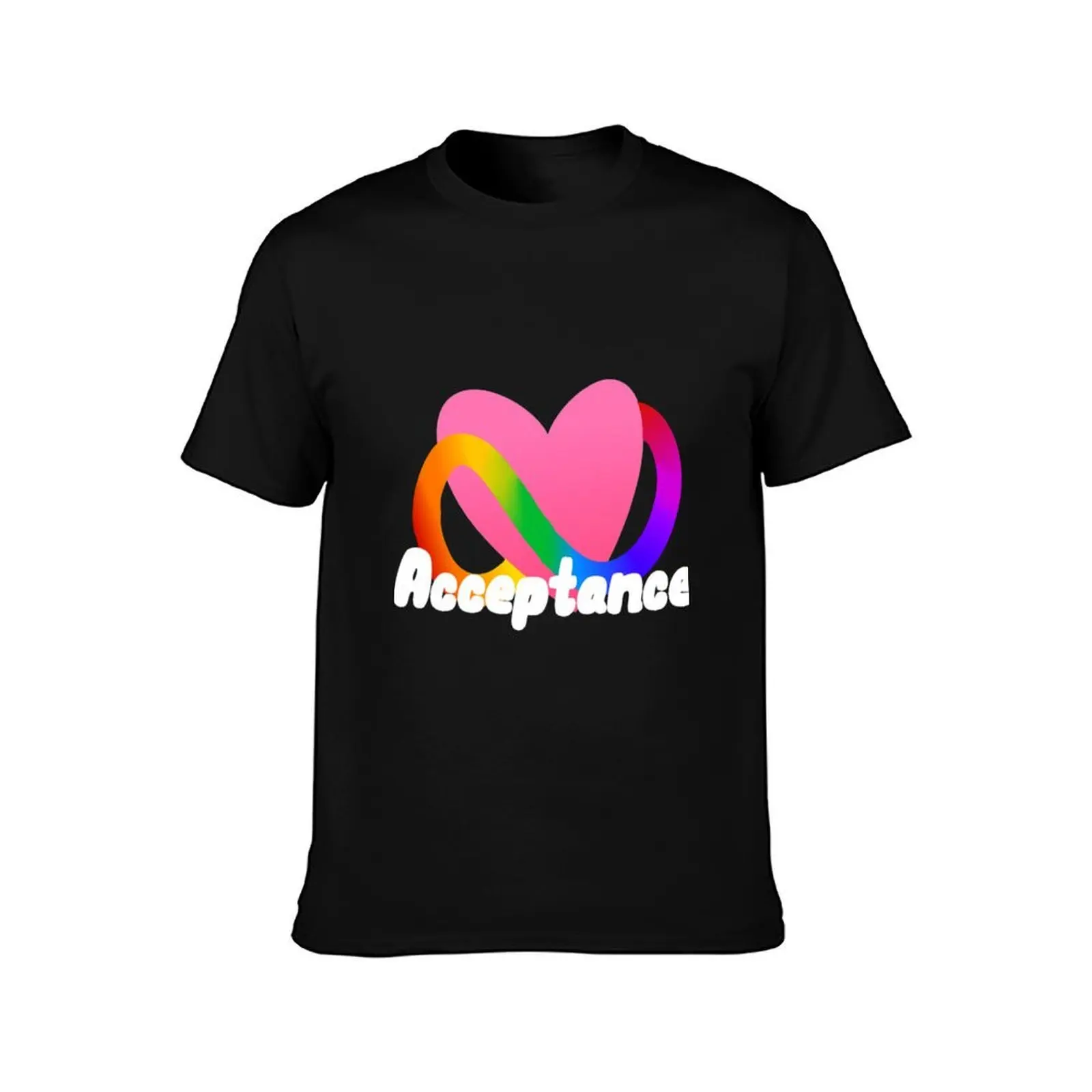 Autism Acceptance T-Shirt, Summer Casual Cotton Tee, Oversized Streetwear Tops, Vintage Graphic Print, Loose Fit Short Sleeve