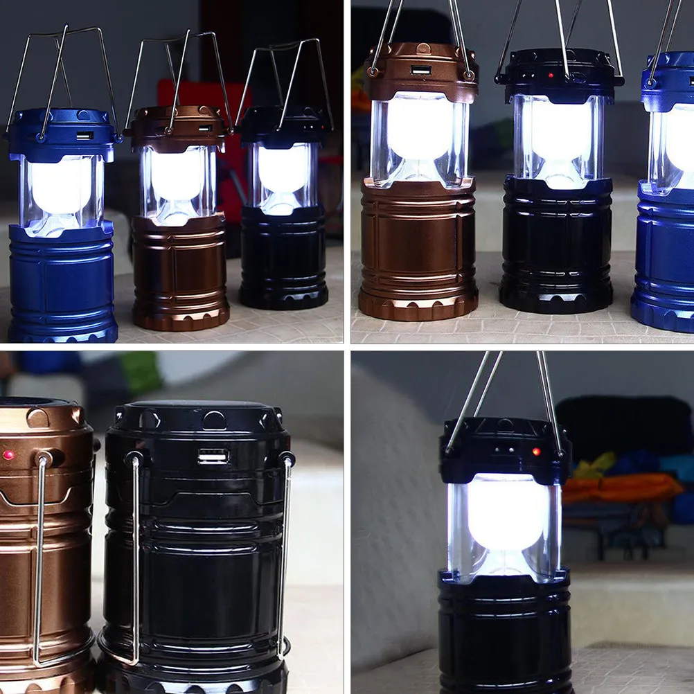 Solar Tent Lamp for Camping – Portable, Foldable Outdoor Light with USB Charging, Ideal for Hiking & Backpacking