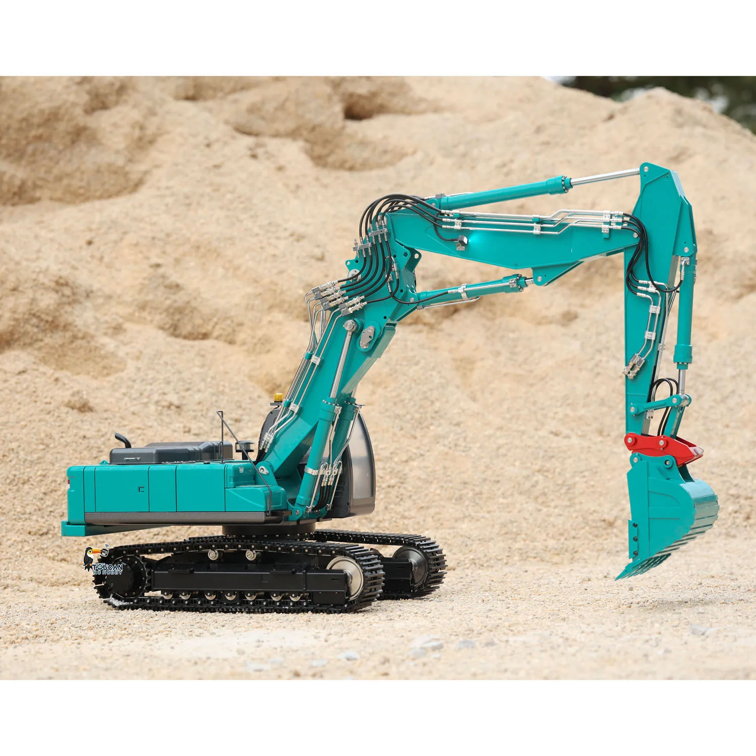 In Stock KABOLITE K350 200 RC Hydraulic Excavator 3-arm Machine Heavy Duty 1/14 Engineering Digger Vehicle Sounds Lights TH21582