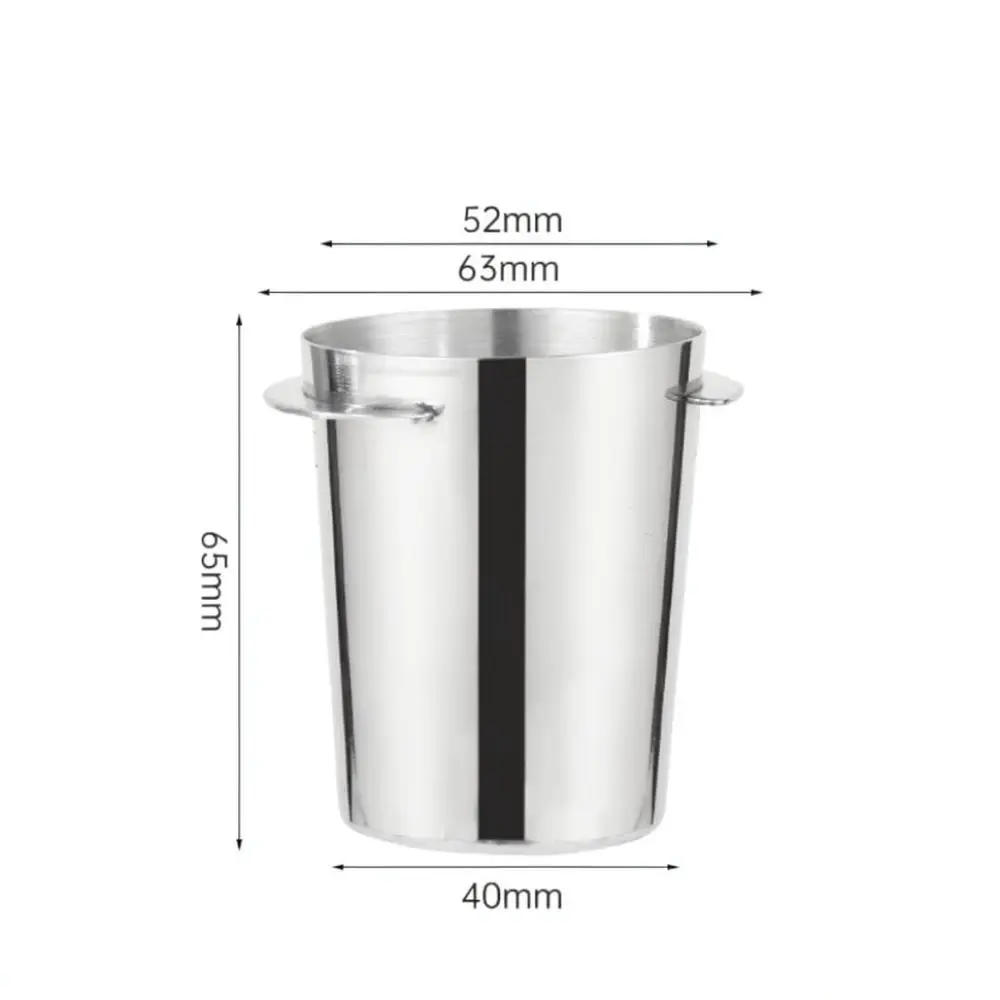 Stainless Steel Coffee Dosing Cup Espresso Powder Receiver Sniffing Mug Accessory For Home Kitchen Barista Gadget