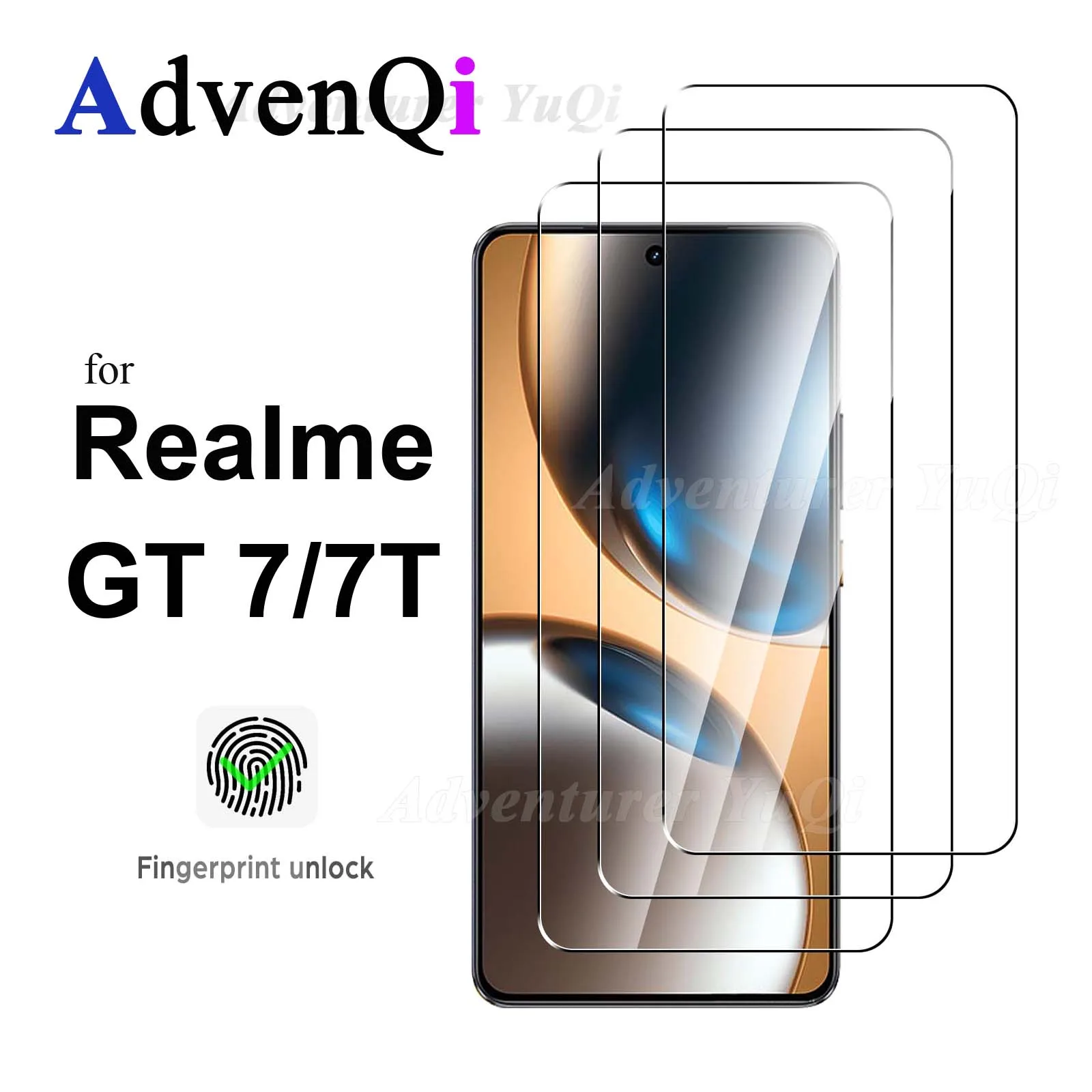 

Screen Protector For OPPO Realme GT 7 7T Tempered Glass HD 9H Transparent Clear Anti Scratch Case Friendly