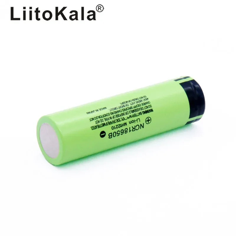 بطارية ليثيوم LiitoKala قابلة لإعادة الشحن للمصباح ، ساخن ، جديد ، أصلي ، NCR18650B ، 34B ، V ، مصباح يدوي ، للي أمبير ، 4
