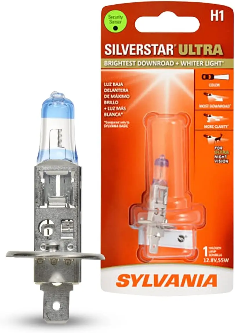 

H1 SilverStar Ultra High Performance Halogen Headlight Bulb, (Contains 1 Bulb)