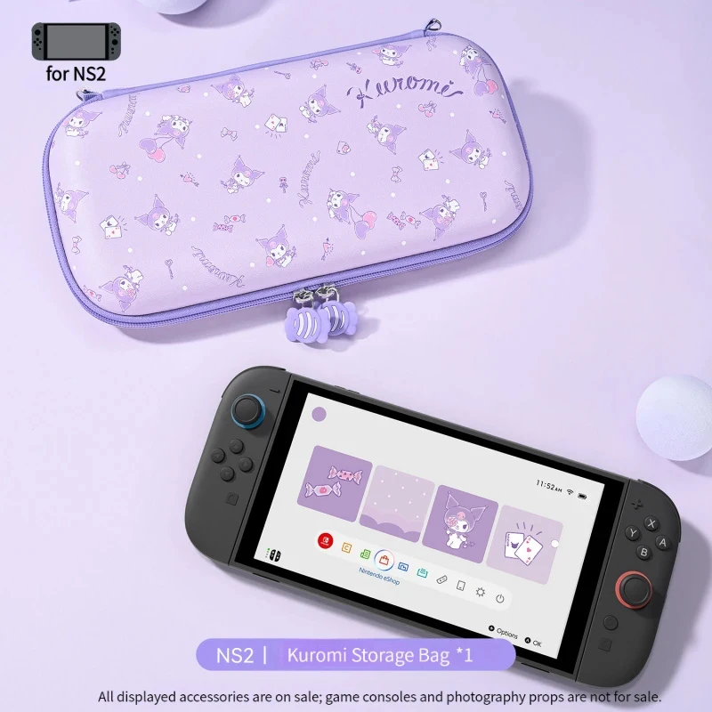 Cute Cartoon Kt Portable Protective Storage Bag for Nintendo Switch 2 Anime Portable Waterproof Console & Game Accessories Gifts