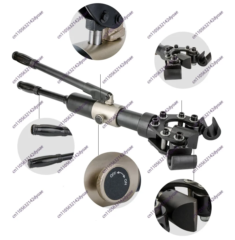 Manual hydraulic steel bending machine electric handhold rebar round steel handhold bending machine bending hoop small