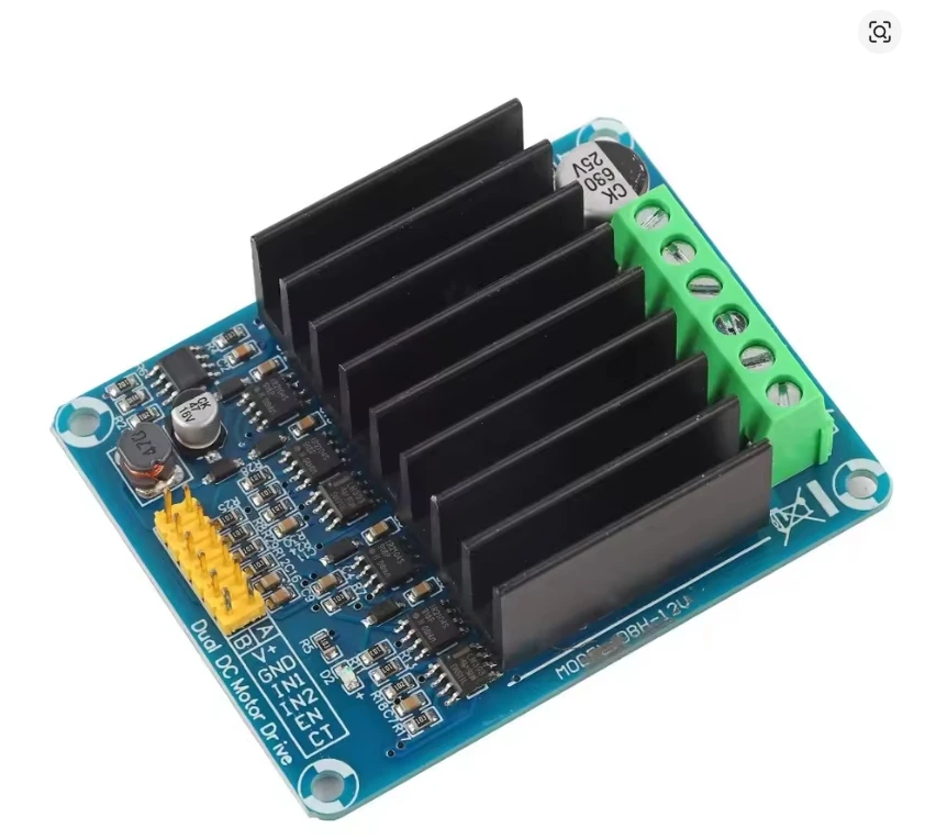 Control Board DBH-12V Driver Module 0A-30A DC5-12V Motor Driver H bridge Dual channel Speed Controller Robotics Applications