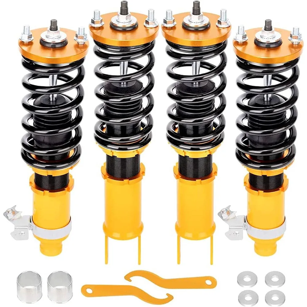 Coilovers For Honda Civic 1988-2000\ For Honda CRX 1988-1991 Adjustable Height Coilovers Suspension Kit Lowering Kit