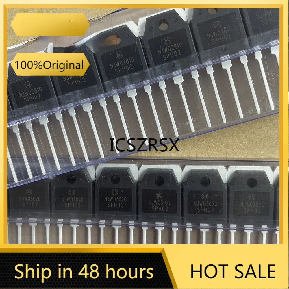 10PCS/Lot 100% Real Original New NJW0281G NJW0302G 15A 250V 150W NPN PNP Imported Audio Amplifier Transistor NJW0281 NJW0302