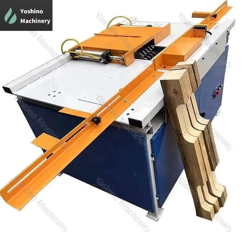 Automatic Finger Jointer Wood Cutting Machine for Pallet Groove Stringers and Notching