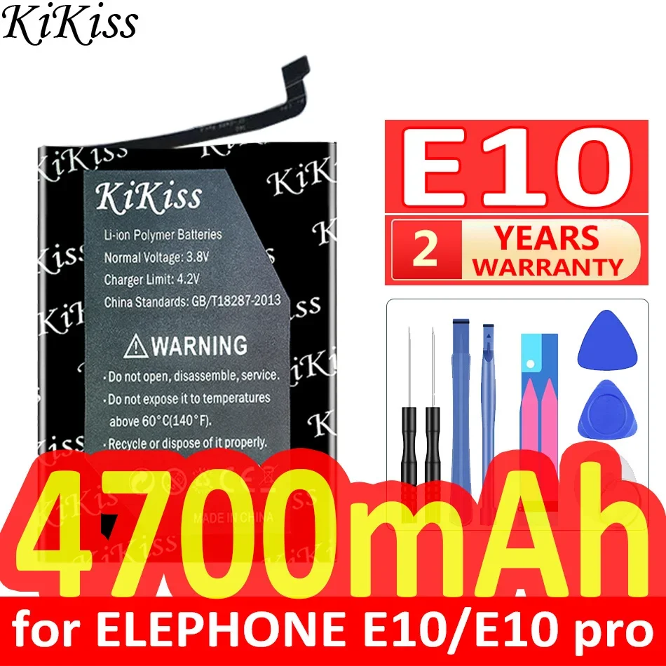 

Мощный аккумулятор KiKiss 4700 мАч для ELEPHONE E10 pro