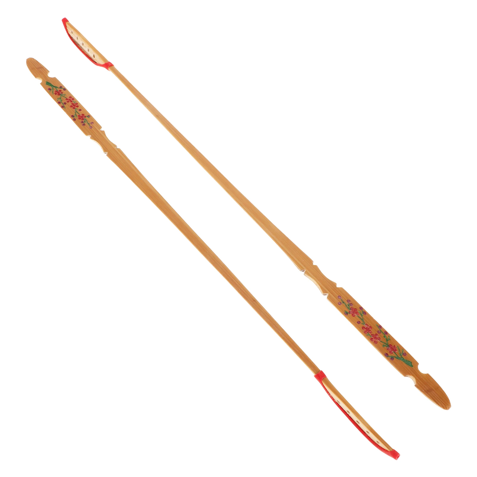 

2 Pcs Yang Zhu 2chainz (2pcs) Practice Hammer Play Piano Bamboo Palm Bat Professional