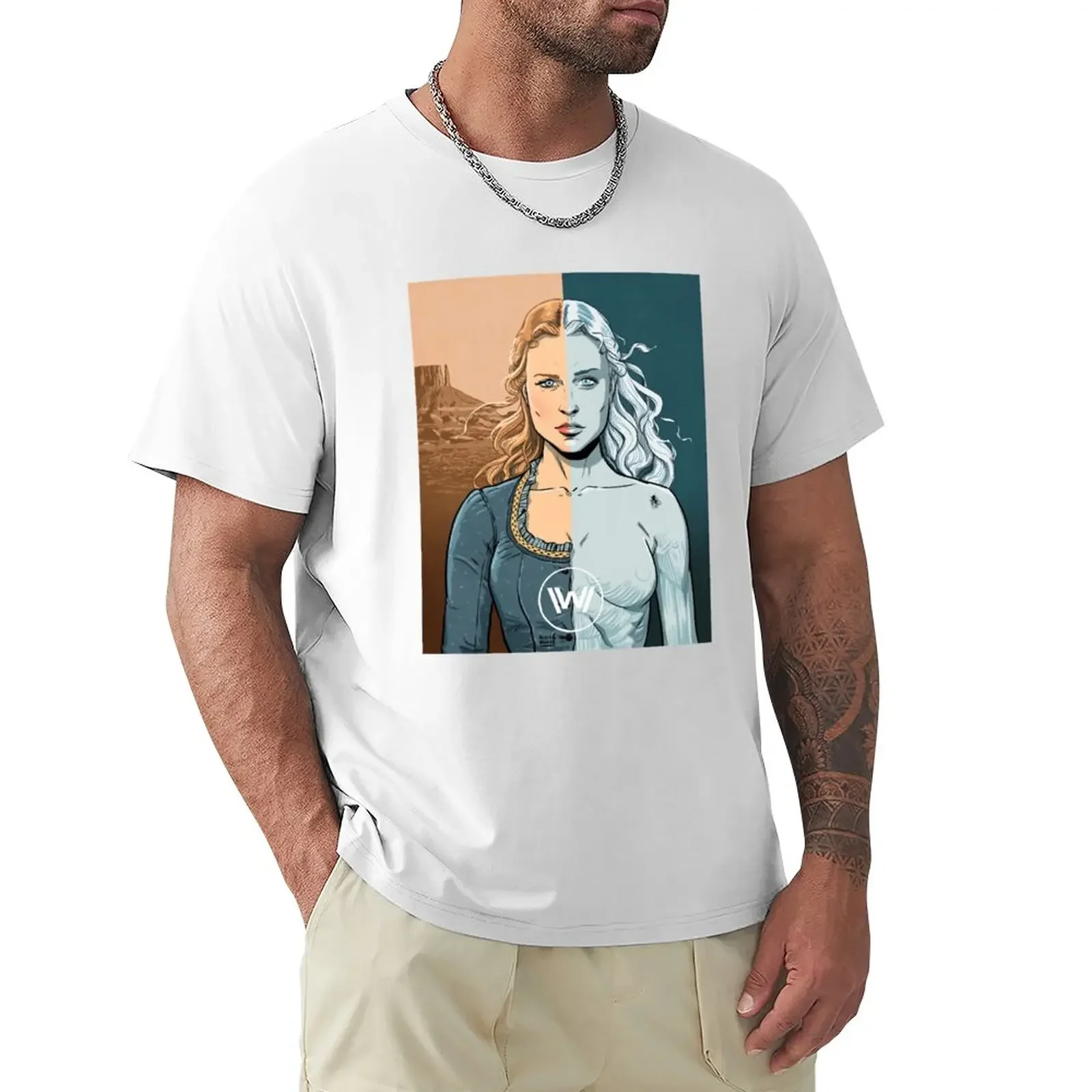 WESTWORLD A bicameral mind Dolores T-Shirt cute tops summer top Aesthetic clothing for men cotton Summer fashion New Arrival2024